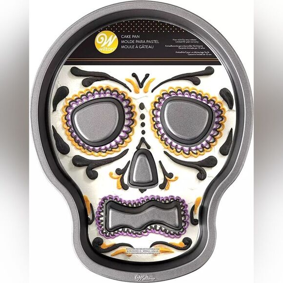 Wilton Skull Cake Pan – Spooky Halloween Bakeware - Picture 16 of 16